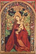 Martin Schongauer Madonna of the Rose Bower oil